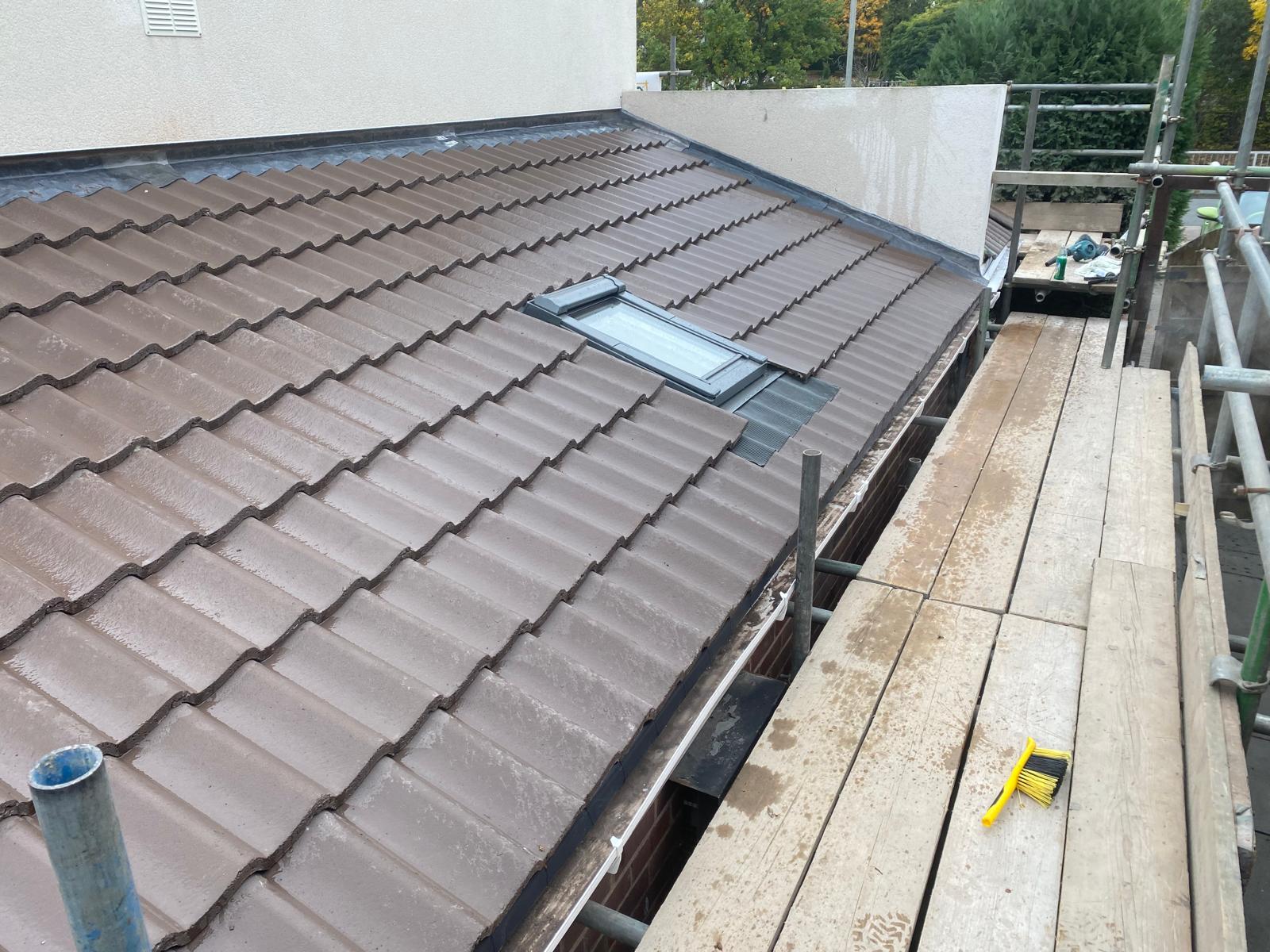 Completed new roof installation on a Manchester property